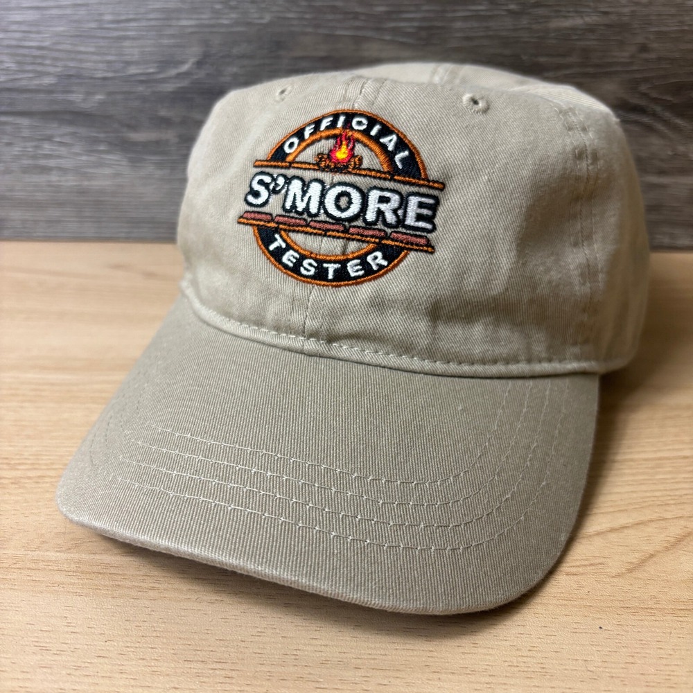 Smore Hat‎ Cap Strap Back Brown Camp Camping Tester Outdoors Adjustable